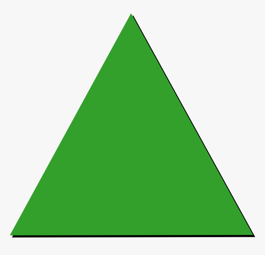 Green Triangle Pattern Block, HD Png Download, Free Download