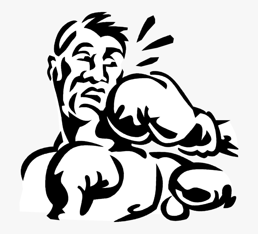 Boxer Receives Knockout Image - Illustration, HD Png Download, Free Download