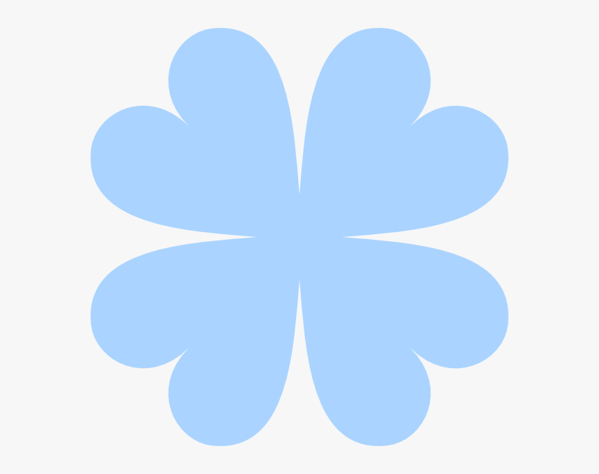 Blue Four Leaf Clover Svg Clip Arts, HD Png Download, Free Download