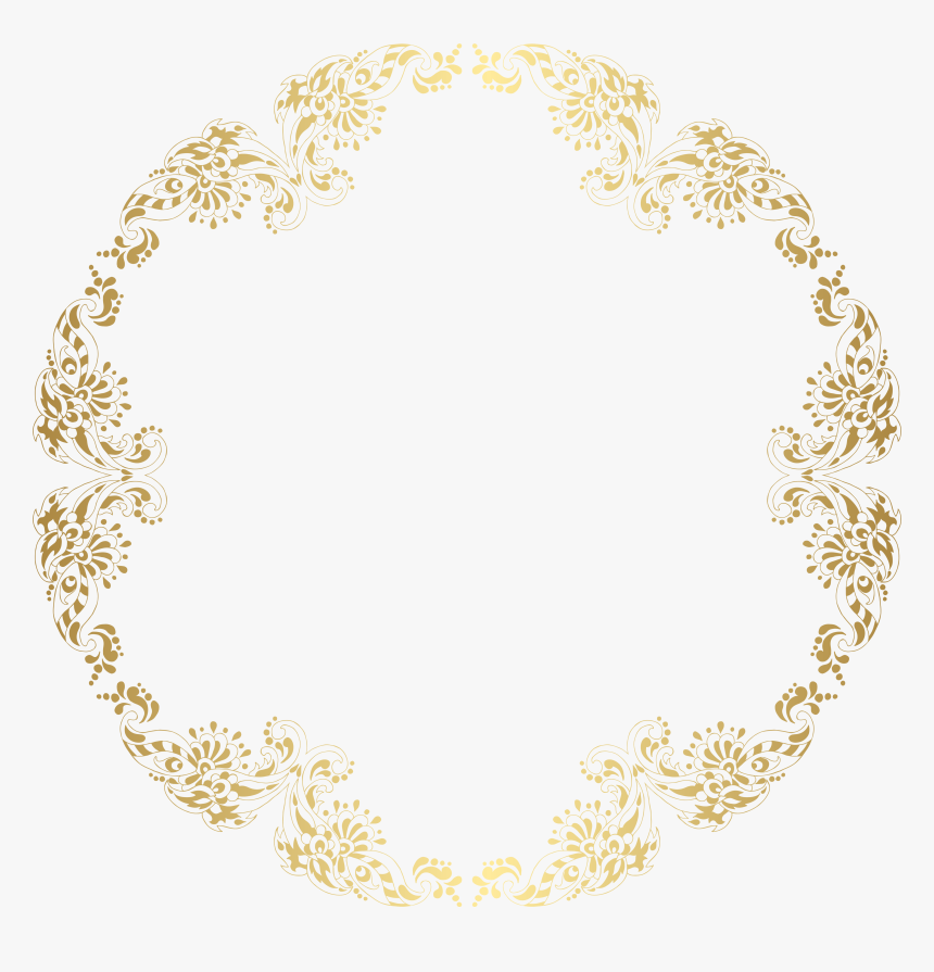 Round Gold Border Png - Circle, Transparent Png, Free Download