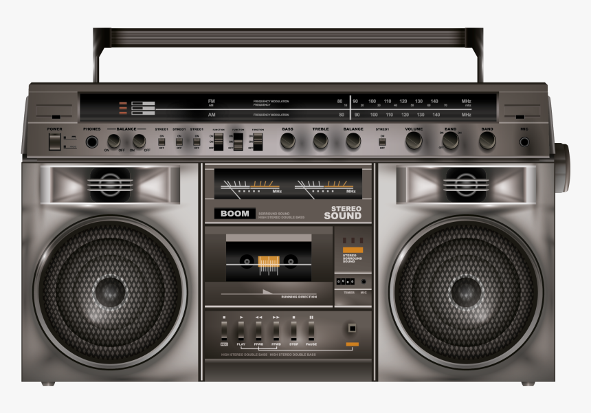 Boom Box Graphic Png, Transparent Png, Free Download