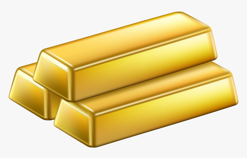 Clip Art Gold Bars Clipart - Gold, HD Png Download, Free Download