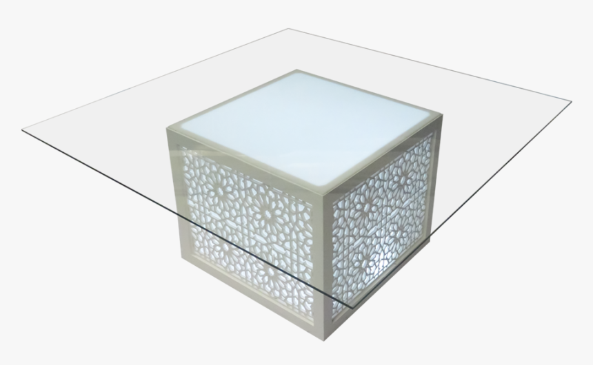 Mashrabiya Square Glass Dining Table - Box, HD Png Download, Free Download