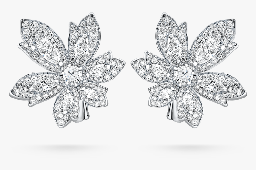 Palm Single Flower Earrings - Earrings, HD Png Download, Free Download