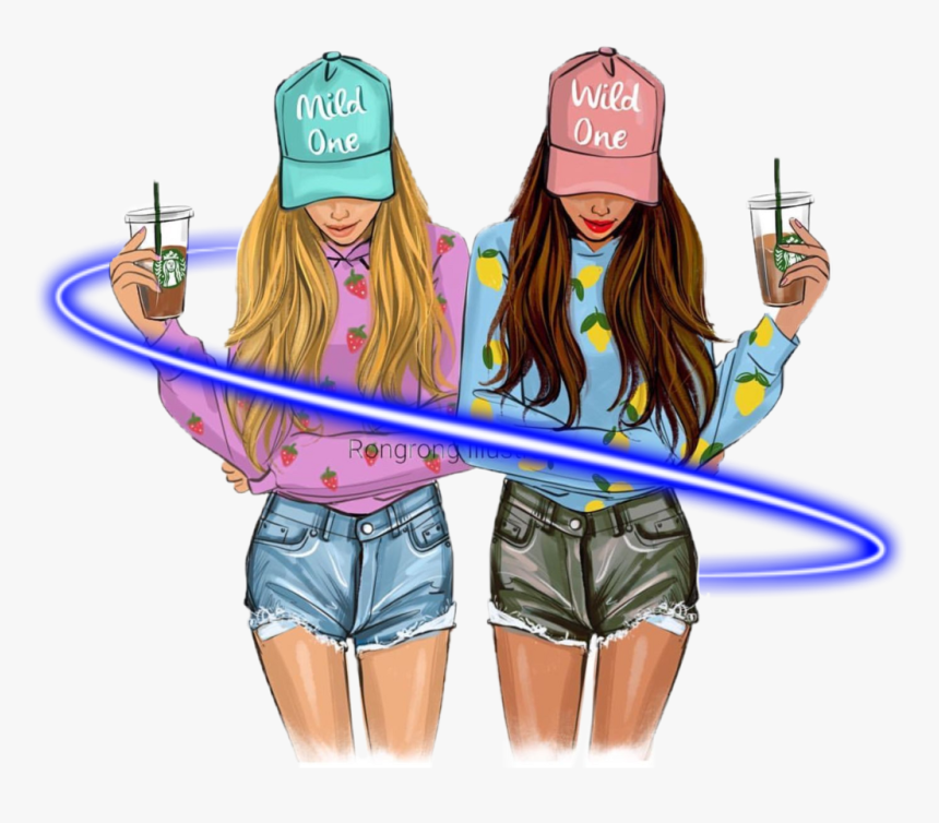 Bestfriend Drawing Cute, Picture - Best Friend Pictures Cartoon, HD Png Download - kindpng Bestfriend Drawing Cute, Picture - Best Friend Pictures Cartoon, HD Png Download - kindpng