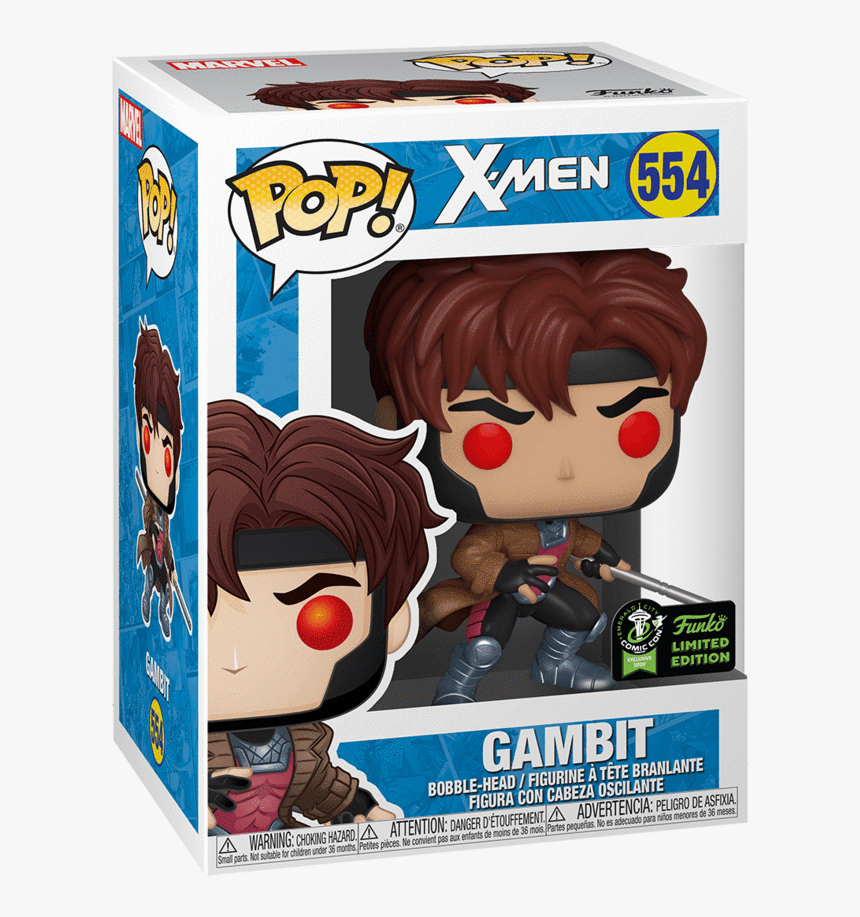 Gambit Classic Pop Ec20 Rs - Funko Pop X Men Gambit, HD Png Download, Free Download