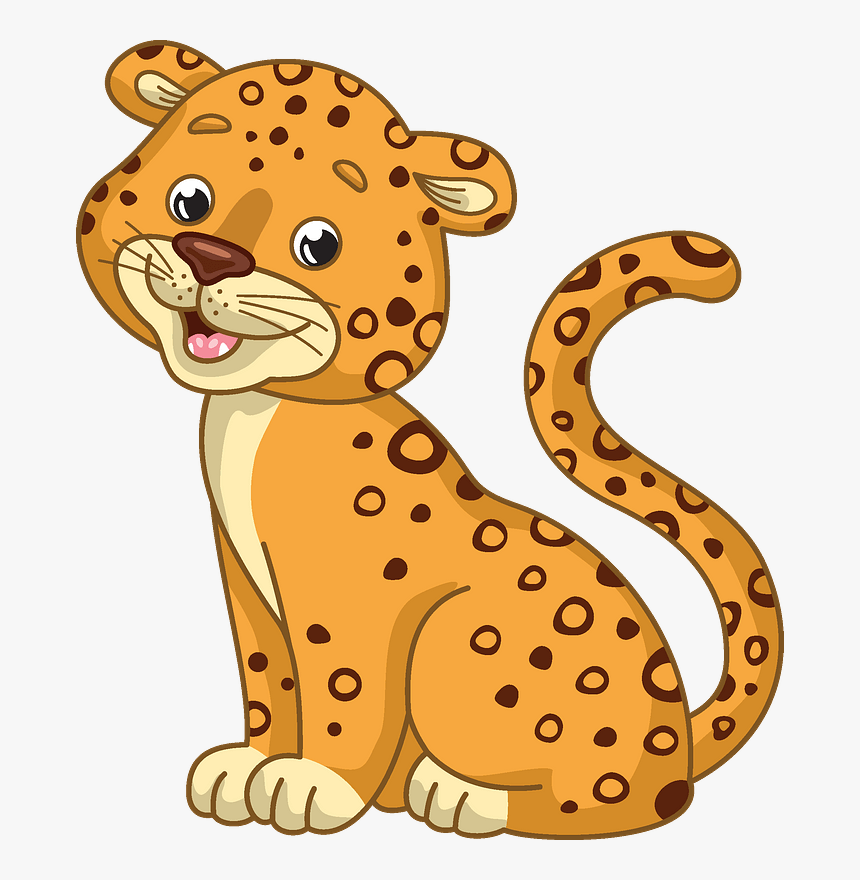 Cheetah Clipart - Cartoon, HD Png Download, Free Download