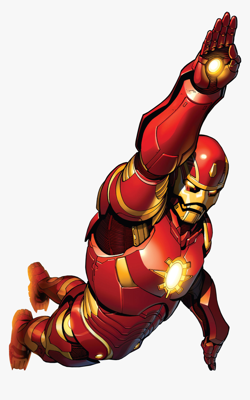 Iron Man Flying - Iron Man Mark 45 Comics, HD Png Download, Free Download