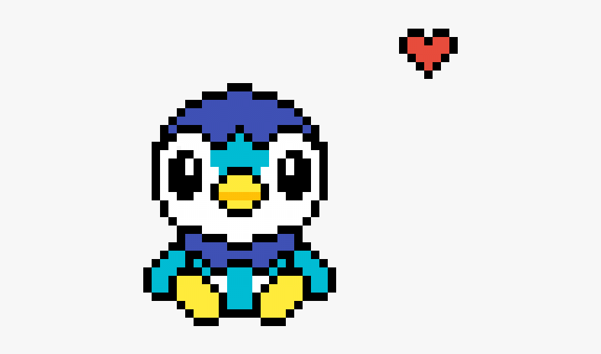 Pixel Art Pokemon Piplup, HD Png Download, Free Download