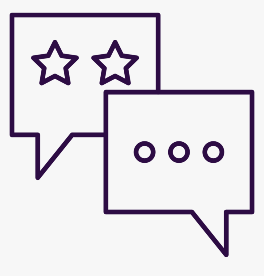 Chat Box - Star Rating Icon Survey, HD Png Download, Free Download