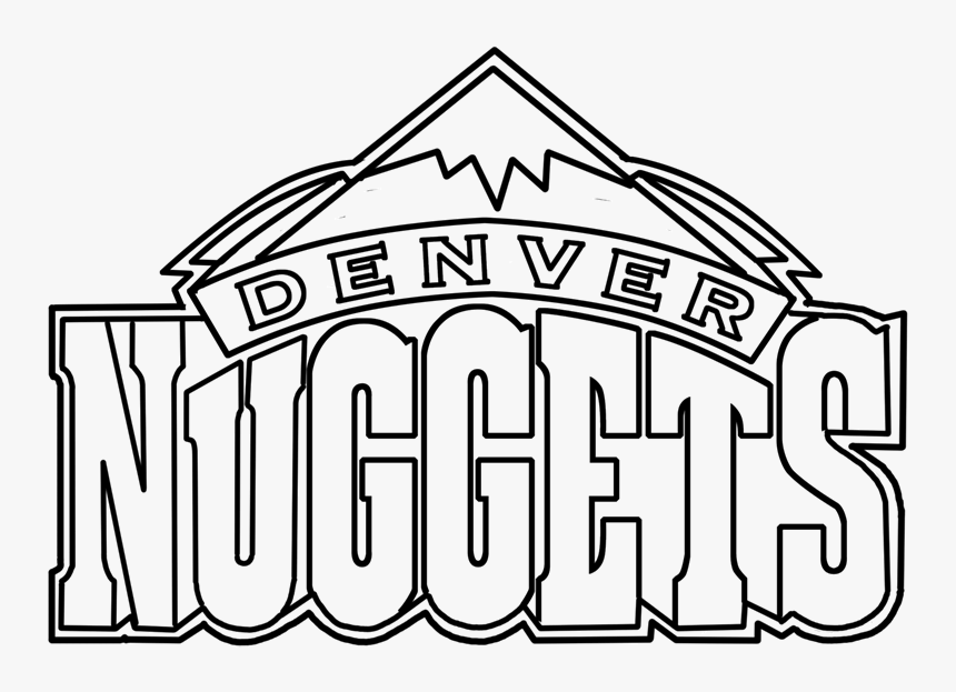 Learn Easy To Draw Denver Nuggets Step - Denver Nuggets Logo Drawing, HD Png Download, Free Download