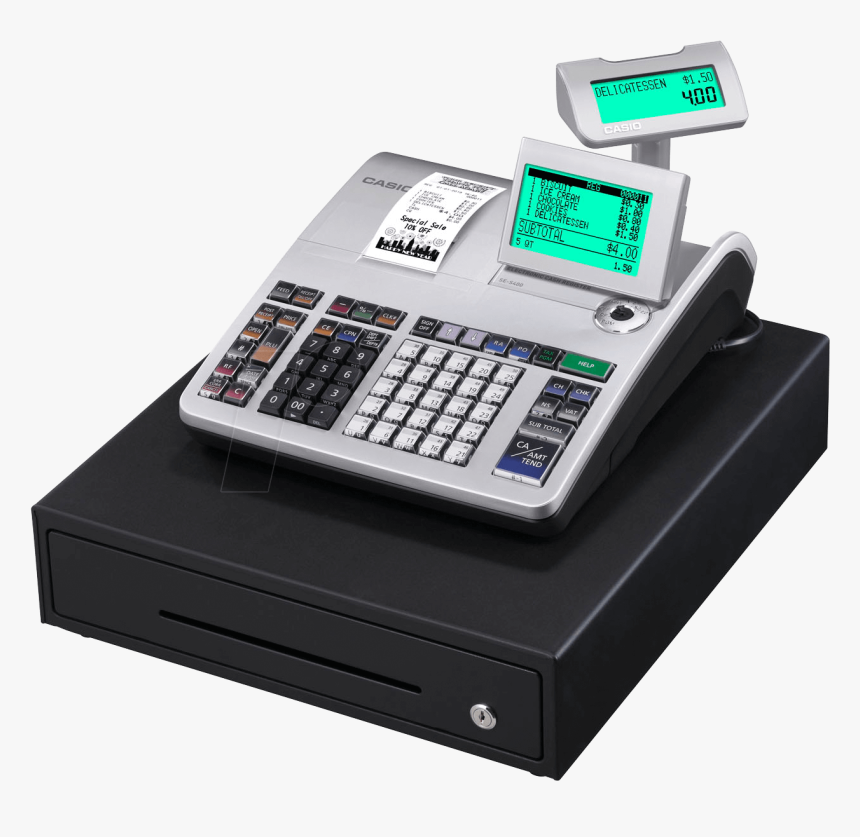 Electronic Cash Register - Casio 3000 Cash Register, HD Png Download, Free Download