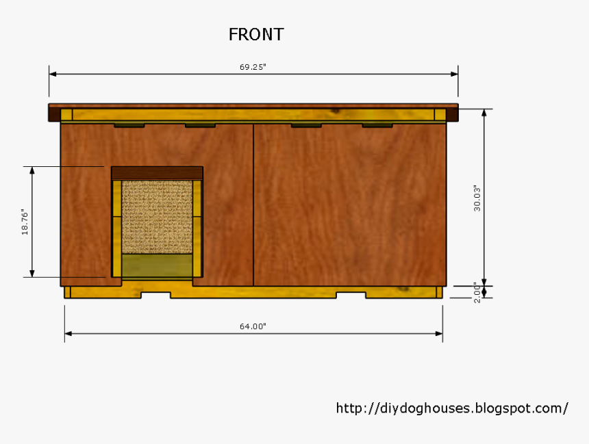 Lovely Ideas Insulated Dog House Plans Dog House Plans - 2 Dog House Plans, HD Png Download, Free Download