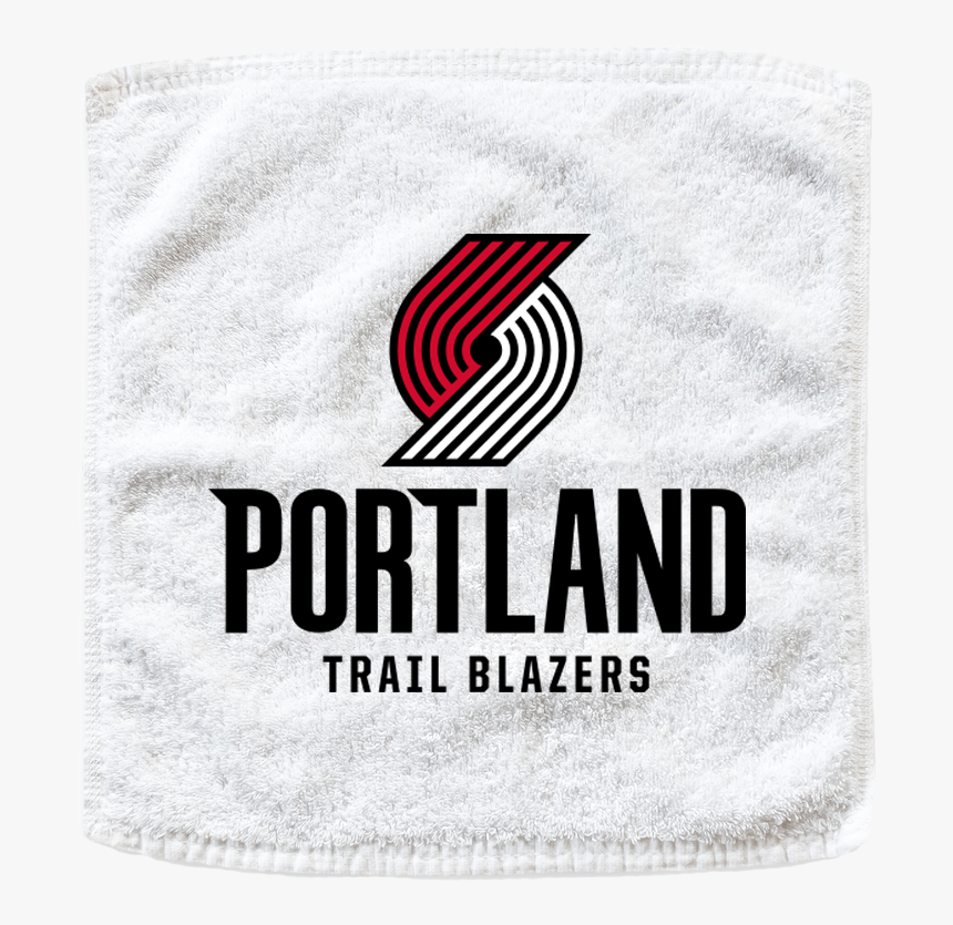 White Portland Trail Blazers Nba Basketball Rally Towels - Graphics, HD Png Download, Free Download