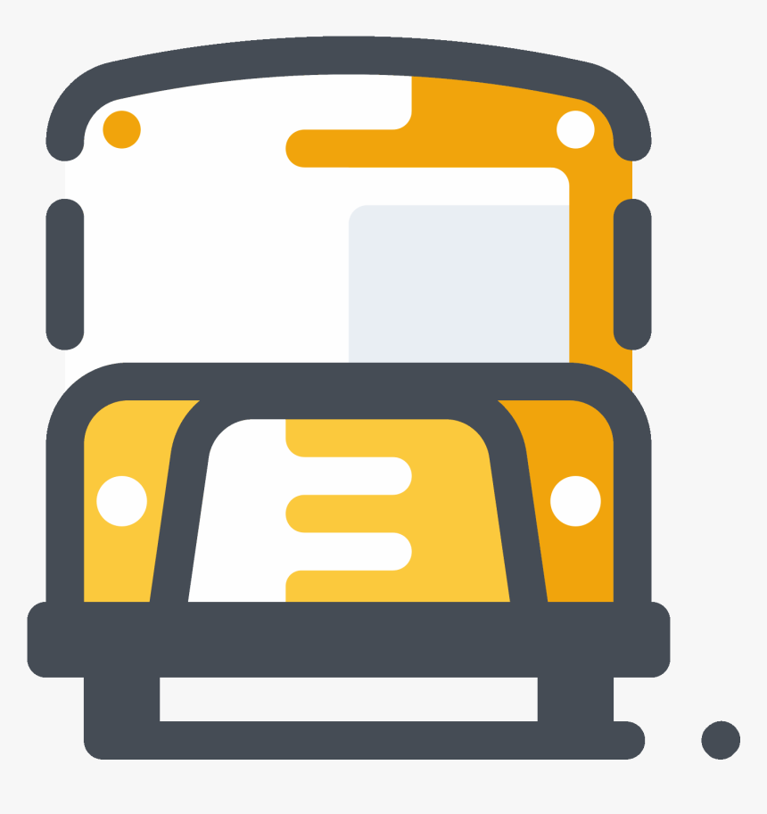 Traditional School Bus Icon - School Bus Icon Png, Transparent Png, Free Download