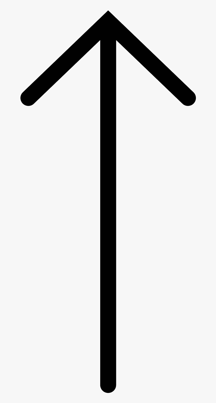 Long Arrow Png - Long Up Arrow, Transparent Png, Free Download