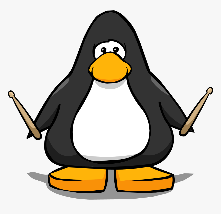 Drum Sticks Clipart Club Penguin - Club Penguin Penguin Colors, HD Png Download, Free Download