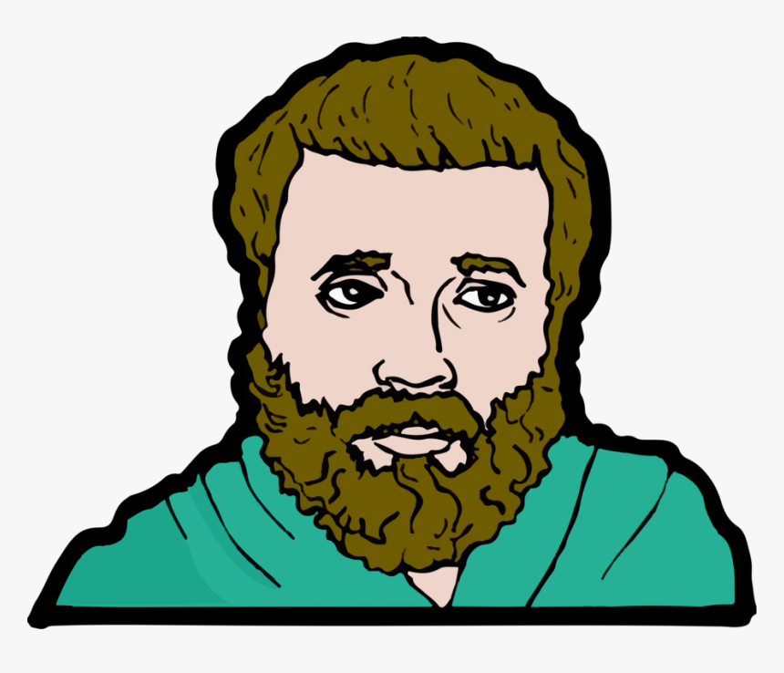Pythagoras Drawing Philosopher Computer Icons Moustache - Pythagoras Clipart, HD Png Download, Free Download