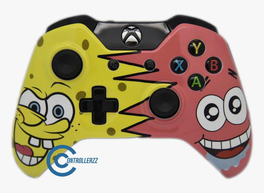 Spongebob Xbox One Controller - Spongebob And Patrick Controllers, HD Png Download, Free Download