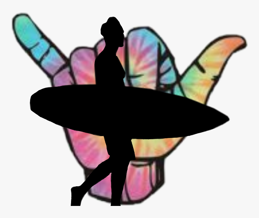 Tie Dye Shaka Clipart , Png Download - Blue Aesthetic Stickers, Transparent Png, Free Download