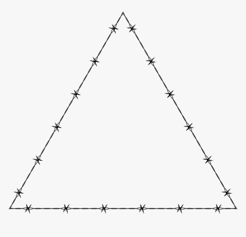 Angle,symmetry,area - Triangle Border Clipart, HD Png Download, Free Download