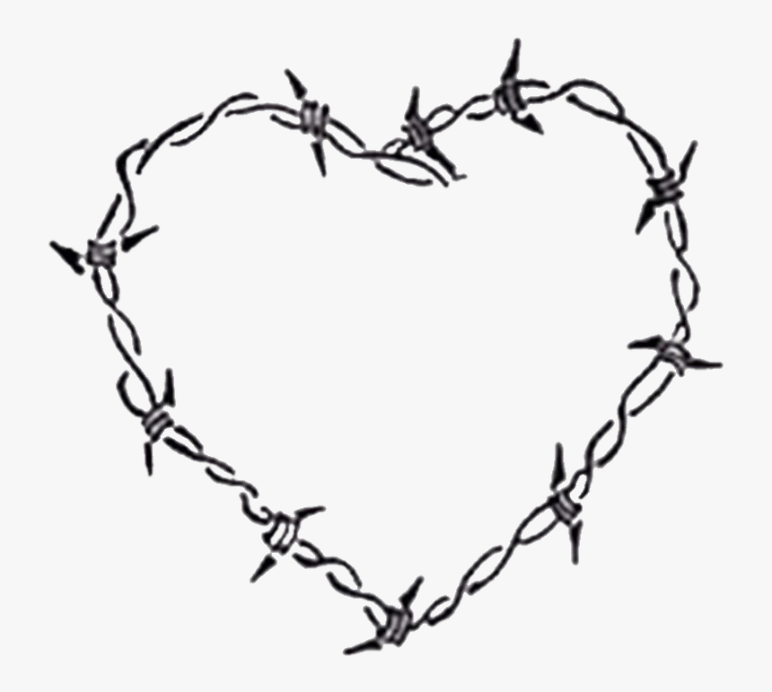 Barbed Wire Heart Vector, HD Png Download, Free Download