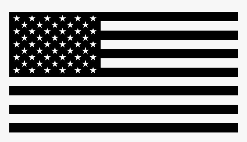 Black And White American Flag American Flag Png Black And White Transparent Png Kindpng
