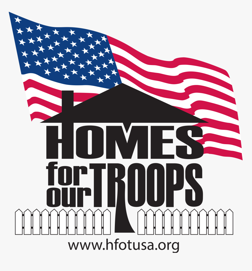 American Flag Rip Png - Homes For Our Troops, Transparent Png, Free Download