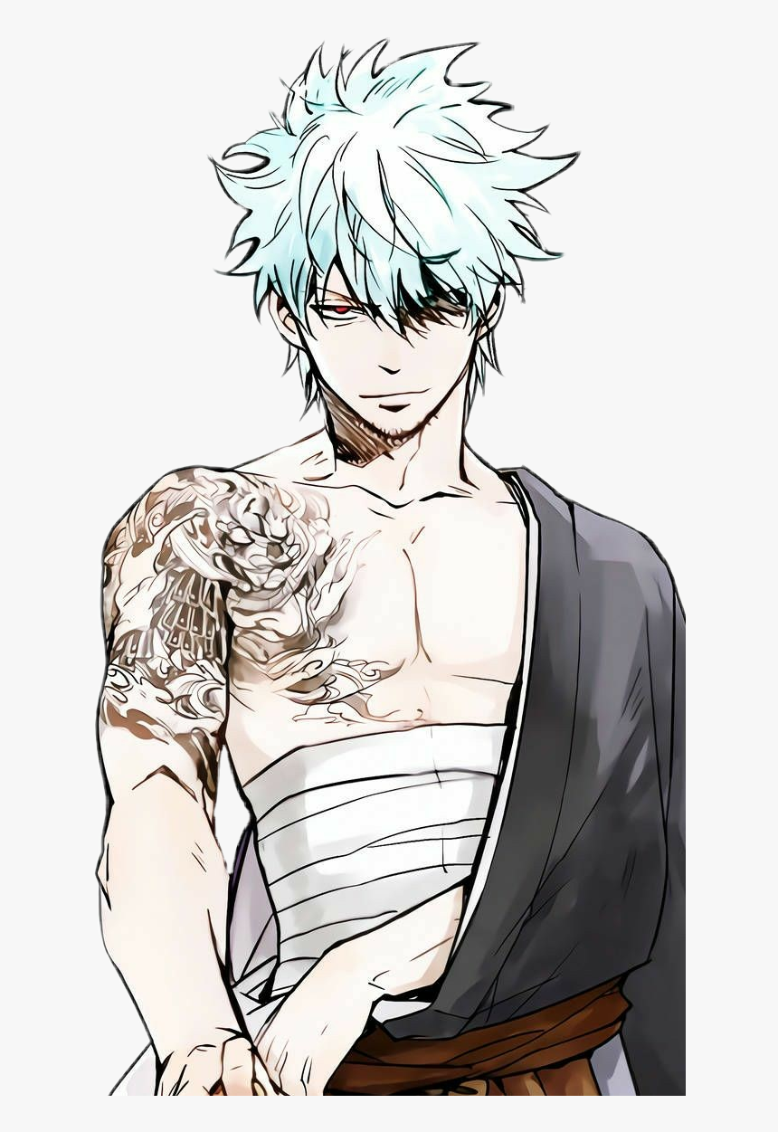 #gintama #gintokisakata #gintoki #sakatagintoki #sakata - Yakuza Anime Characters, HD Png Download, Free Download