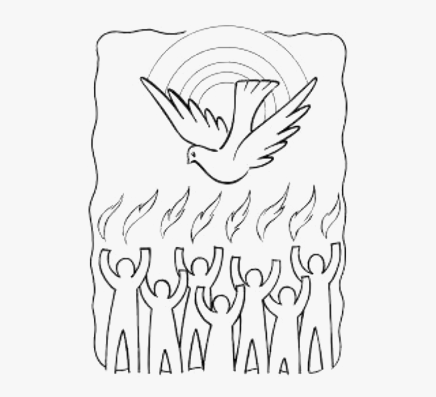 Transparent Pentecost Clipart - Holy Spirit For Coloring, HD Png Download, Free Download