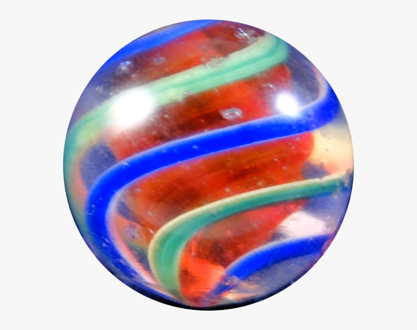Handmade Swirl With A - Marble Ball Transparent Png, Png Download, Free Download