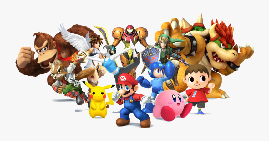 Nintendo Characters Transparent - Super Smash Bros Characters Png, Png Download, Free Download