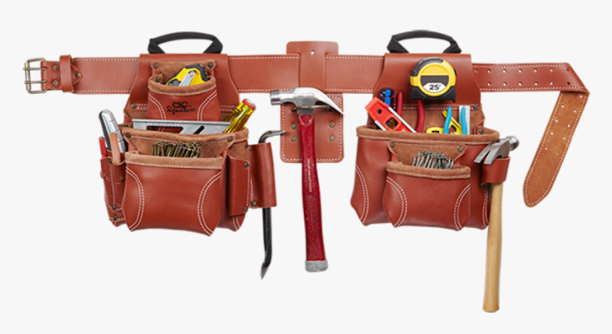 4 Piece Pro Framers Combo System Tool Belt Custom Leathercraft - Toolbelt, HD Png Download, Free Download