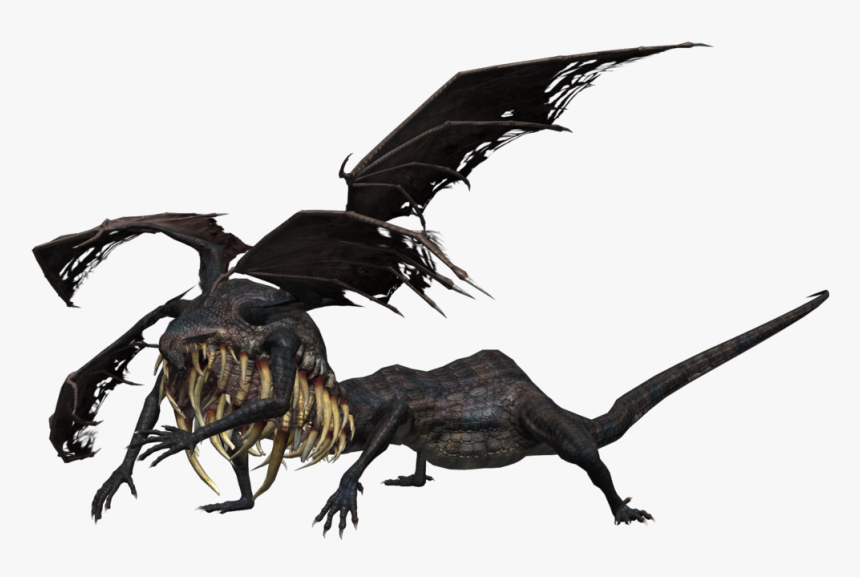 Gaping Dragon From Depts From Dark Souls Extracted, - Dark Souls Dragon, HD Png Download, Free Download