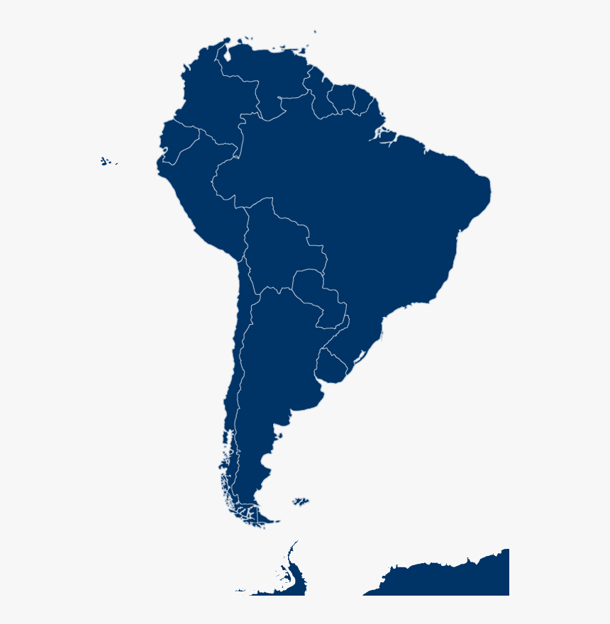 Latin America , Png Download - South America Map Png, Transparent Png, Free Download