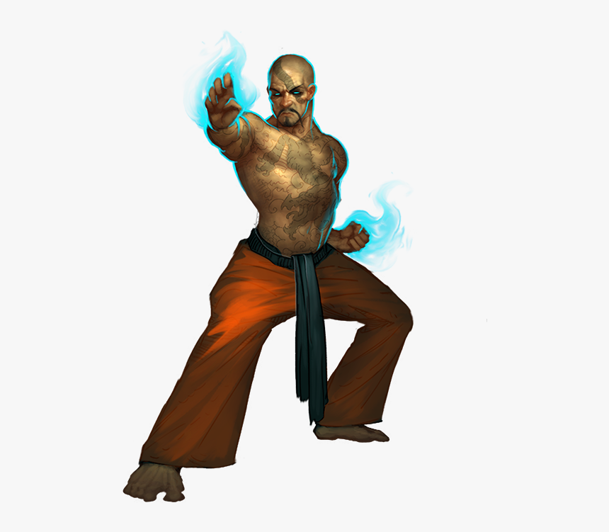 Ten Thunders , Png Download - Male Human Monk 5e, Transparent Png, Free Download