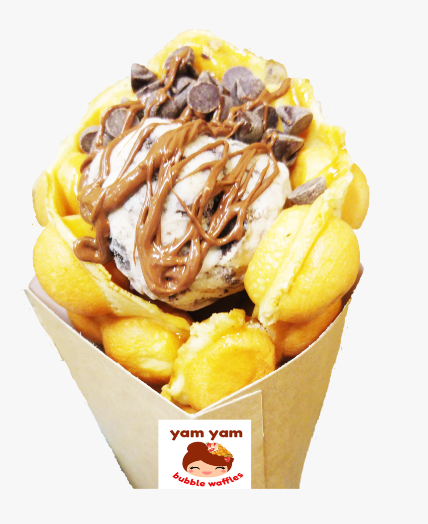 Gelato Nutella Yam Bubble - Sundae, HD Png Download, Free Download