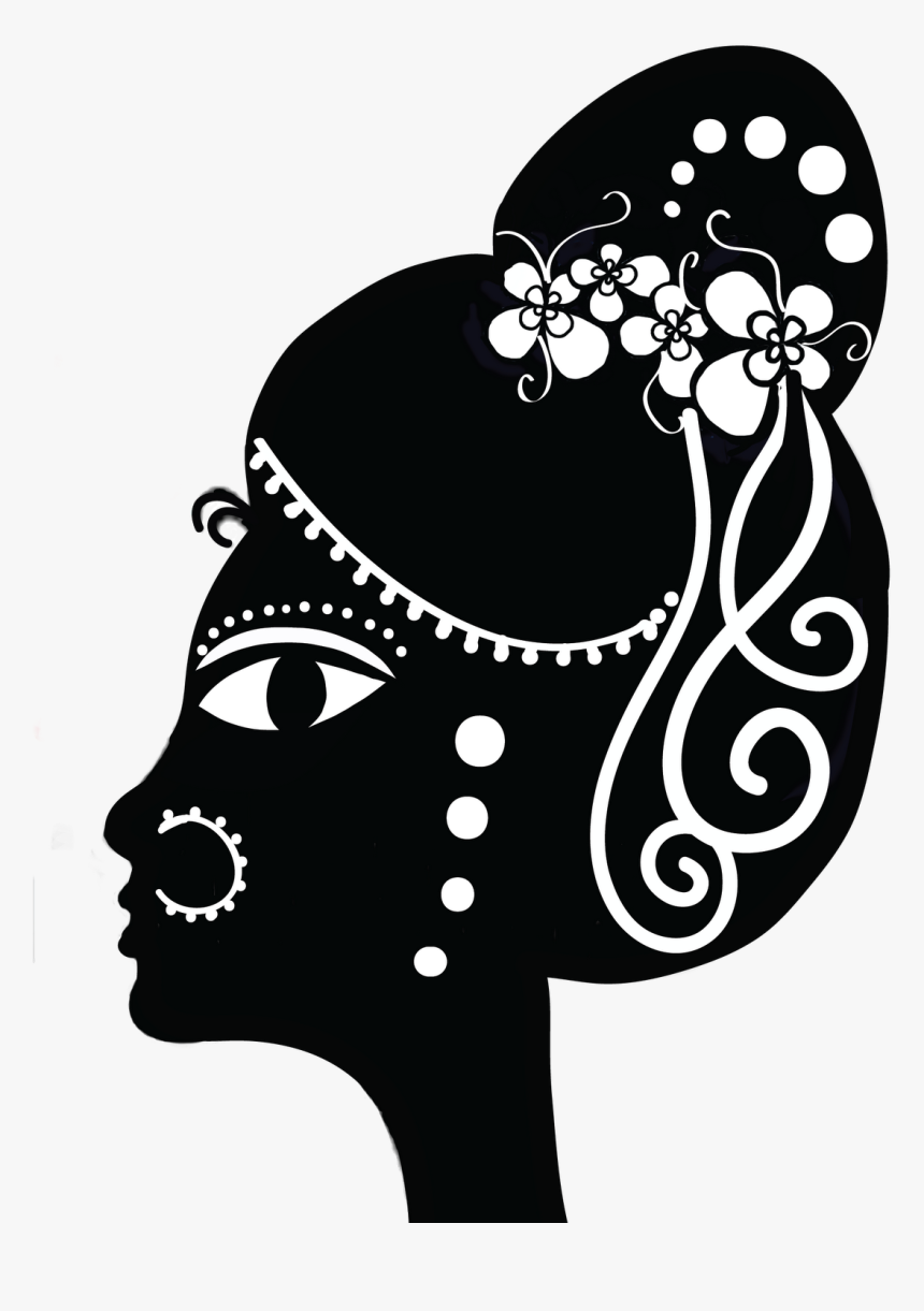 Make The Mask Of Sita, Hd Png Download - Rama And Sita Silhouette, Transparent Png, Free Download