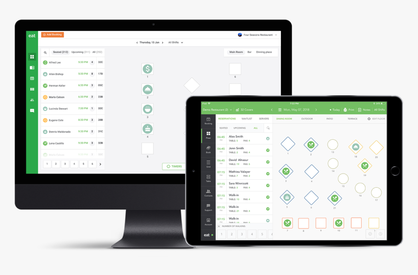 Restaurant Table Management Software, HD Png Download, Free Download