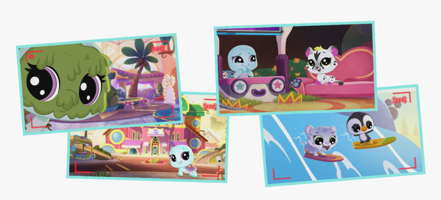 At The Littlest Pet Shop And Get Into All Kinds Of - Cartoon, HD Png Download, Free Download