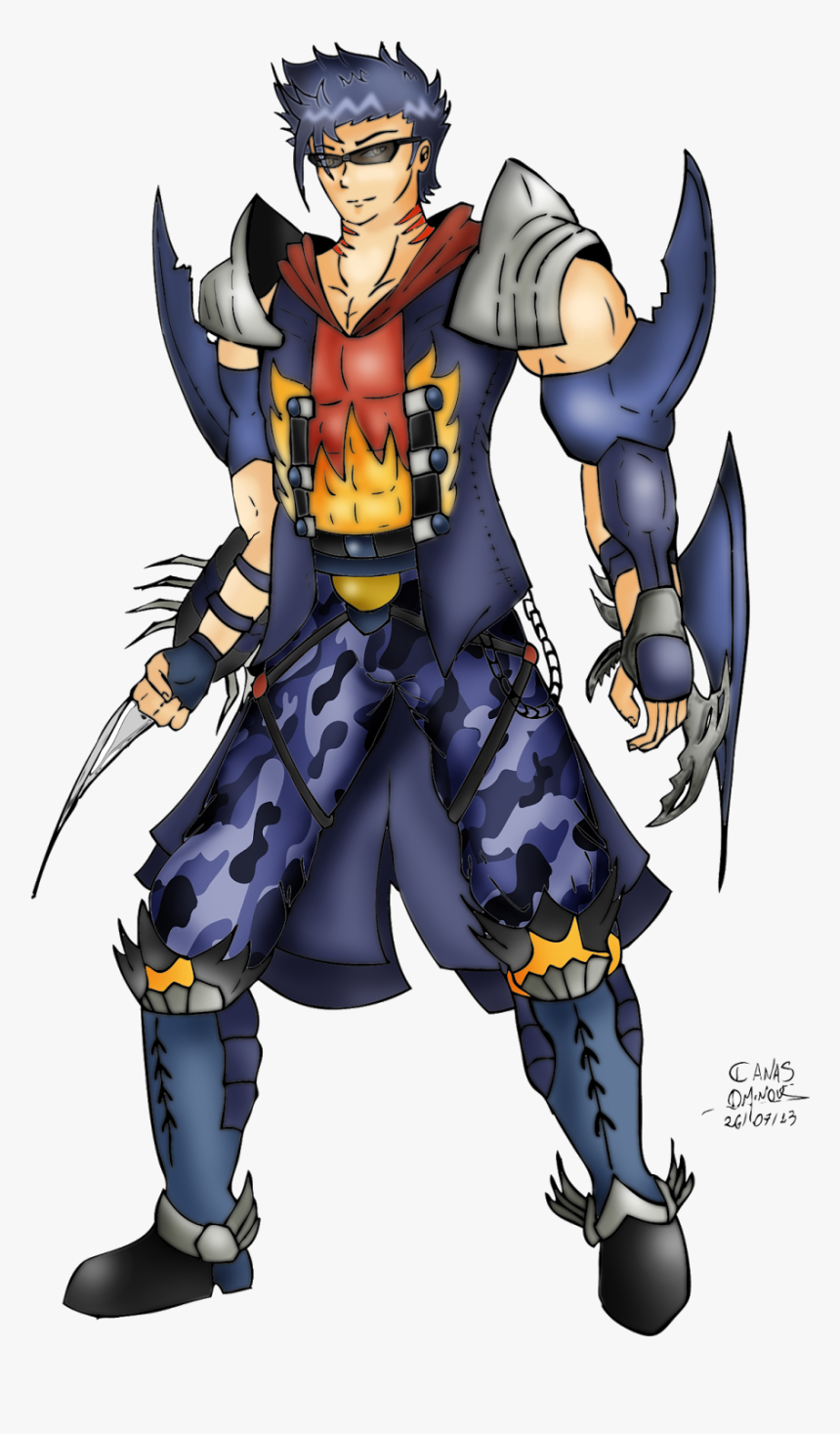 Human Version Gijinka Pokemon, Garchomp , Png Download - Garchomp As A Human, Transparent Png, Free Download