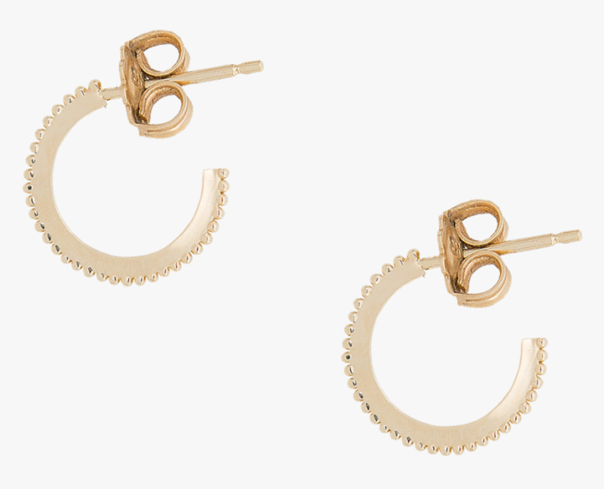 Mini Dotted Hoop - Earrings, HD Png Download, Free Download