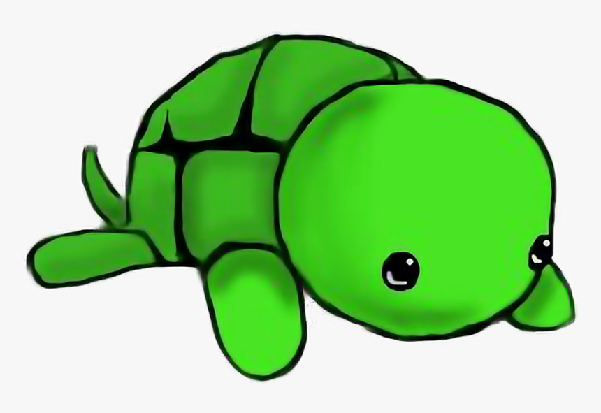 #turtle #art #kawii #cute#freetoedit - Draw A Baby Turtle, HD Png Download, Free Download