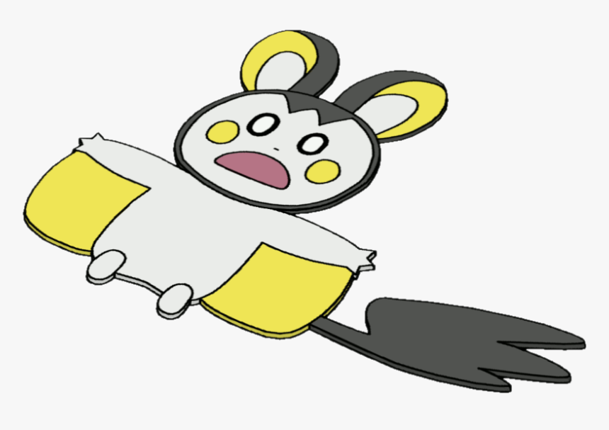 Emolga Is Wrung - Emolga Flattened, HD Png Download, Free Download