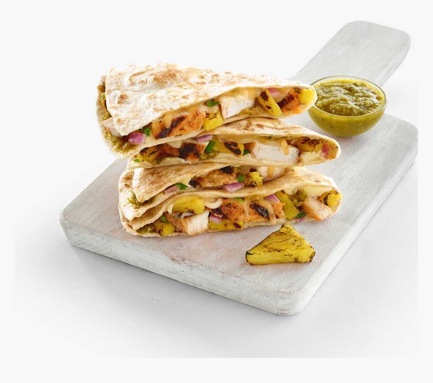 Island Chicken Quesadilla - Food, HD Png Download, Free Download