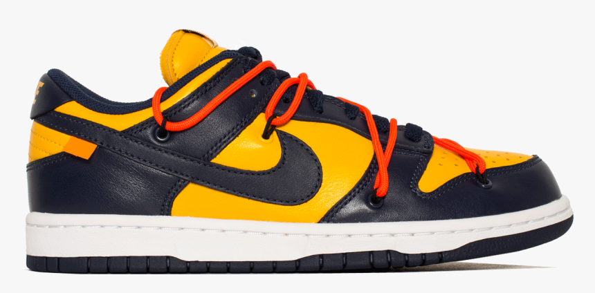Nike Dunk Low X Off White Michigan Png, Transparent Png, Free Download