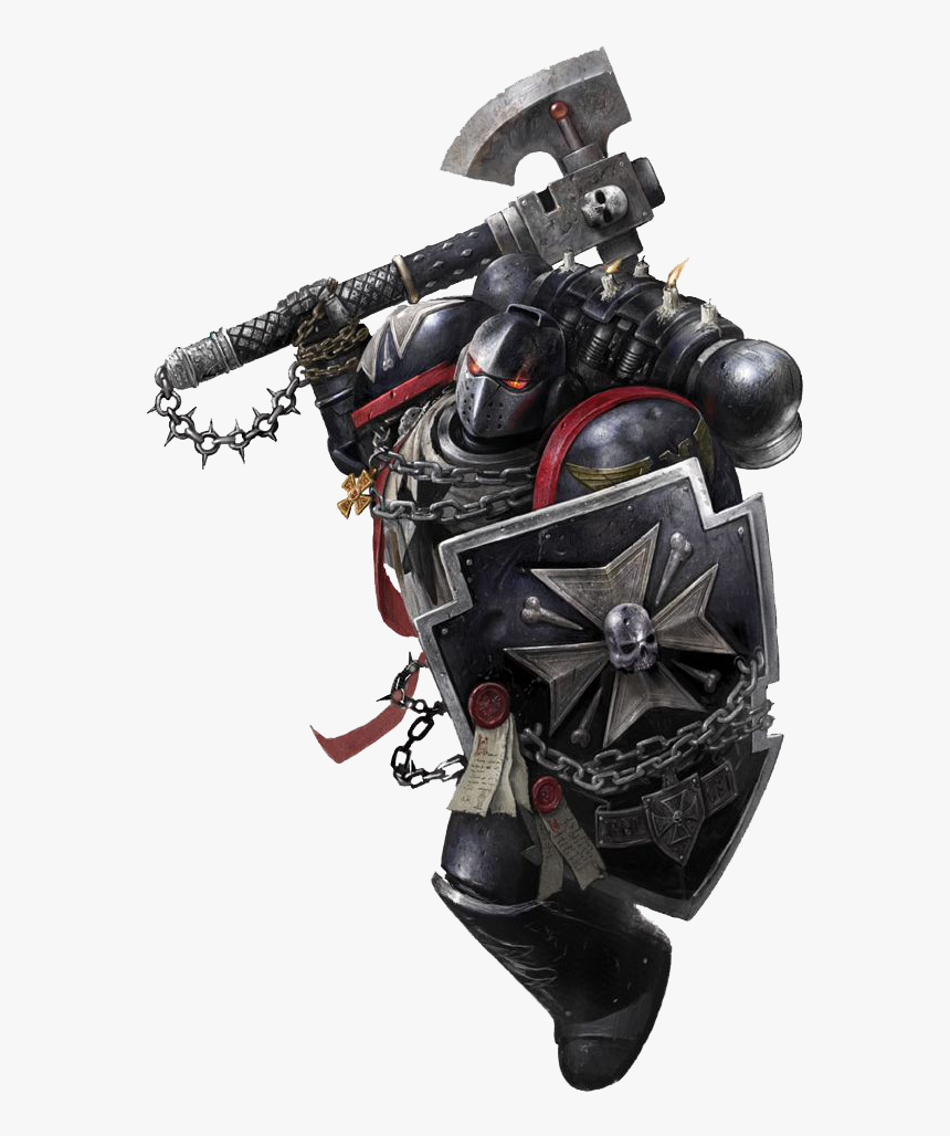 Black Templars Png - Warhammer 40k Space Marine Black Templars Png, Transparent Png, Free Download