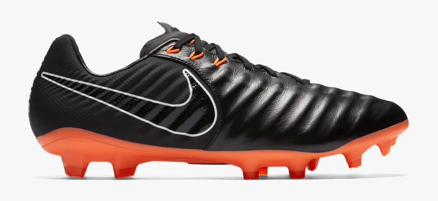 Football Boots Png - New Tiempo Black Orange, Transparent Png, Free Download