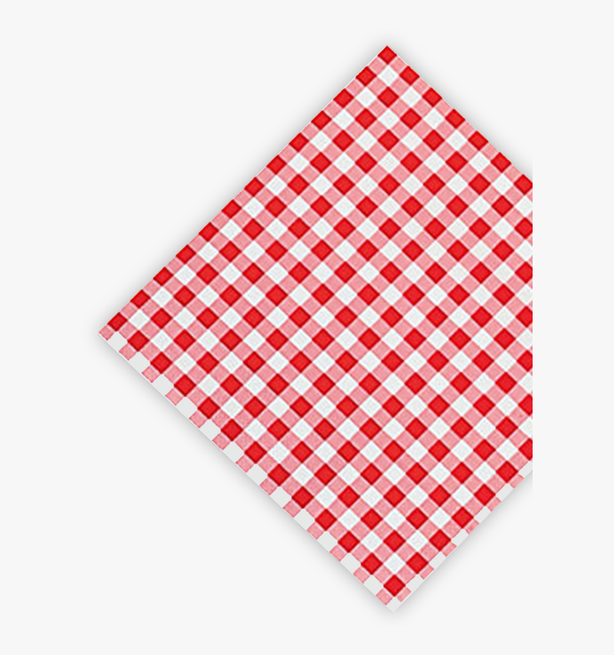 Napkin Vector Plaid - Red And White Napkin Png, Transparent Png, Free Download