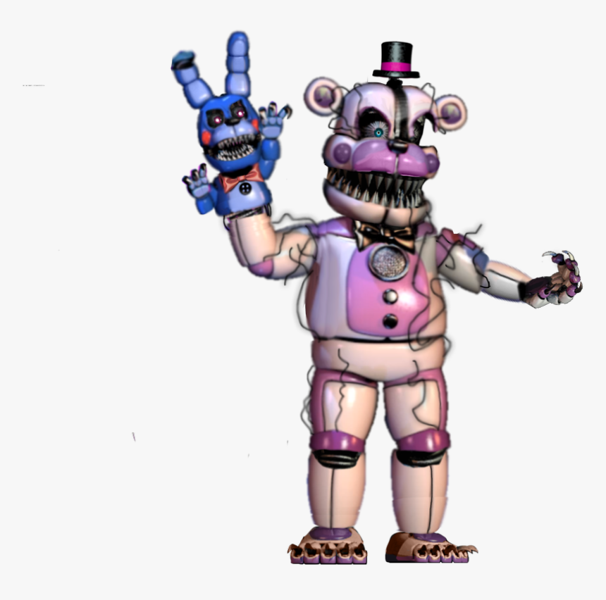 Funtime Freddy Transparent - Fnaf Sl Nightmare Funtime Freddy, HD Png Download, Free Download